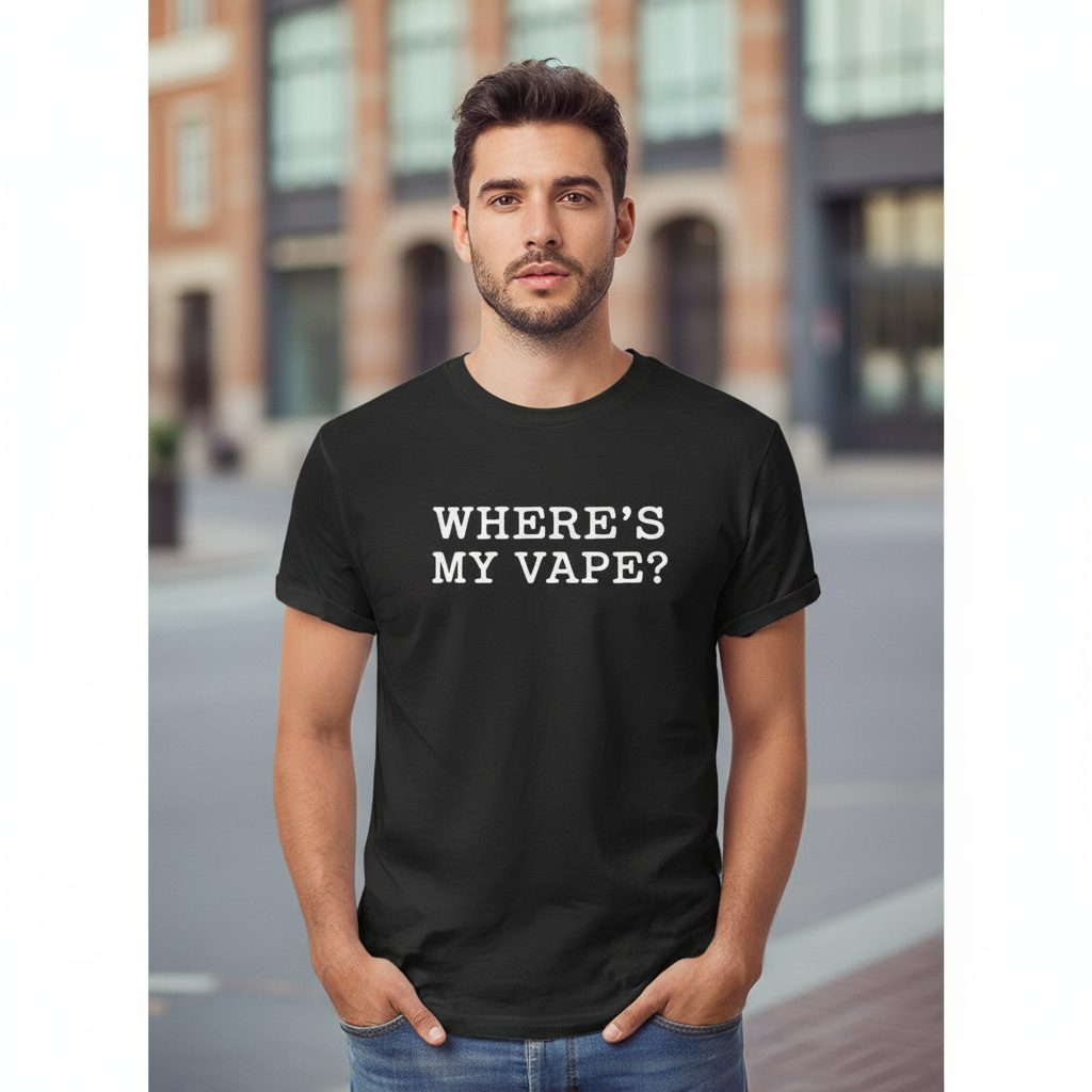 "Where’s My Vape?" Graphic Tee – The Panic is Real