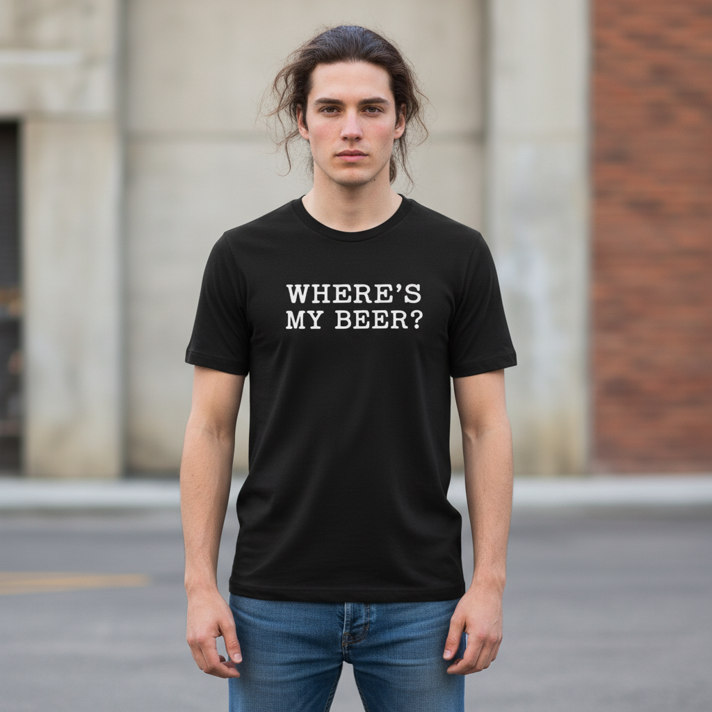 Funny Beer T Shirt Wheres My Beer | Beer Lover Gift | Craft Beer Tee | Drinking Buddy Shirt | Pub Crawl Outfit | Gift for Him