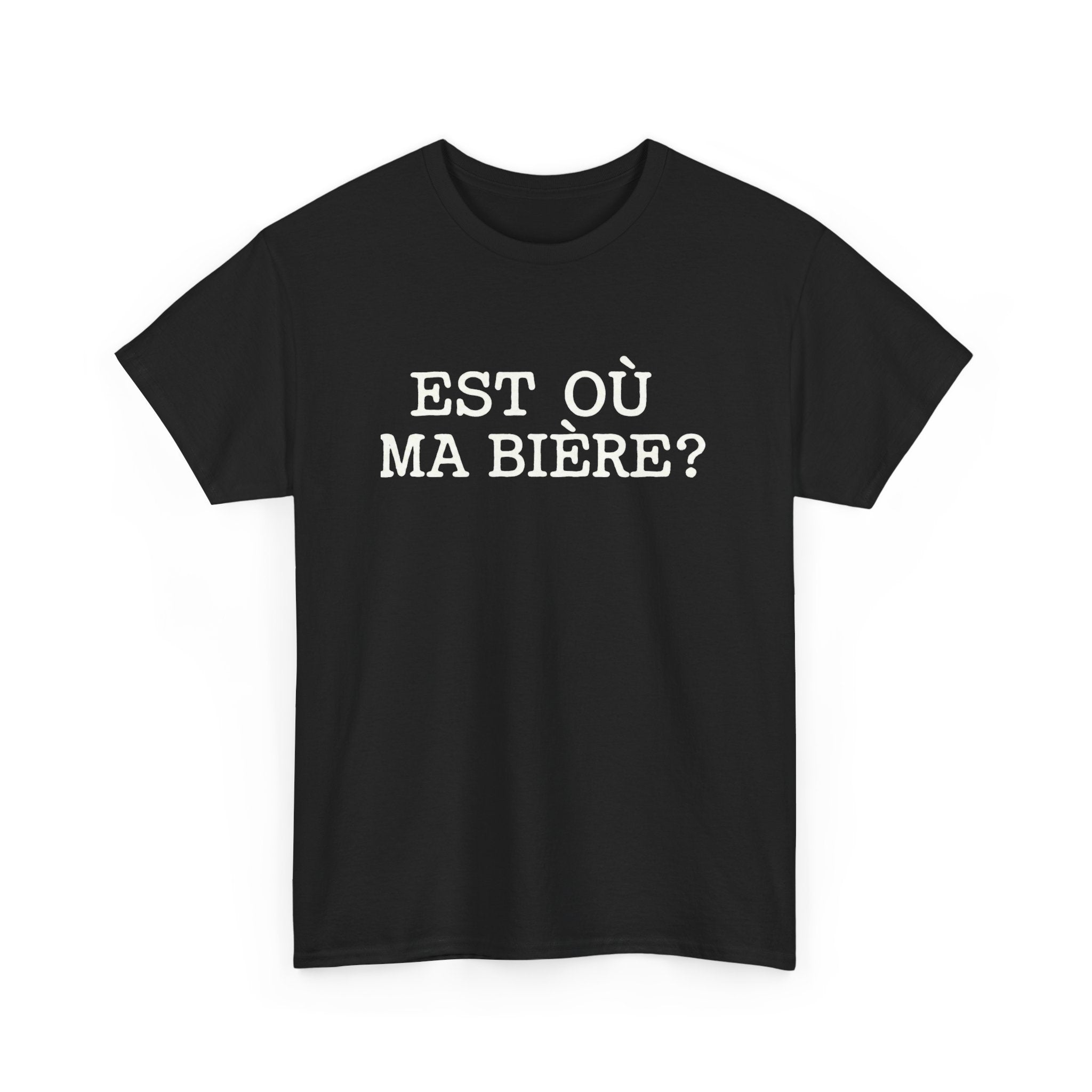 T-shirt Graphique « Est où ma bière ? » – La Question Cruciale du BBQ