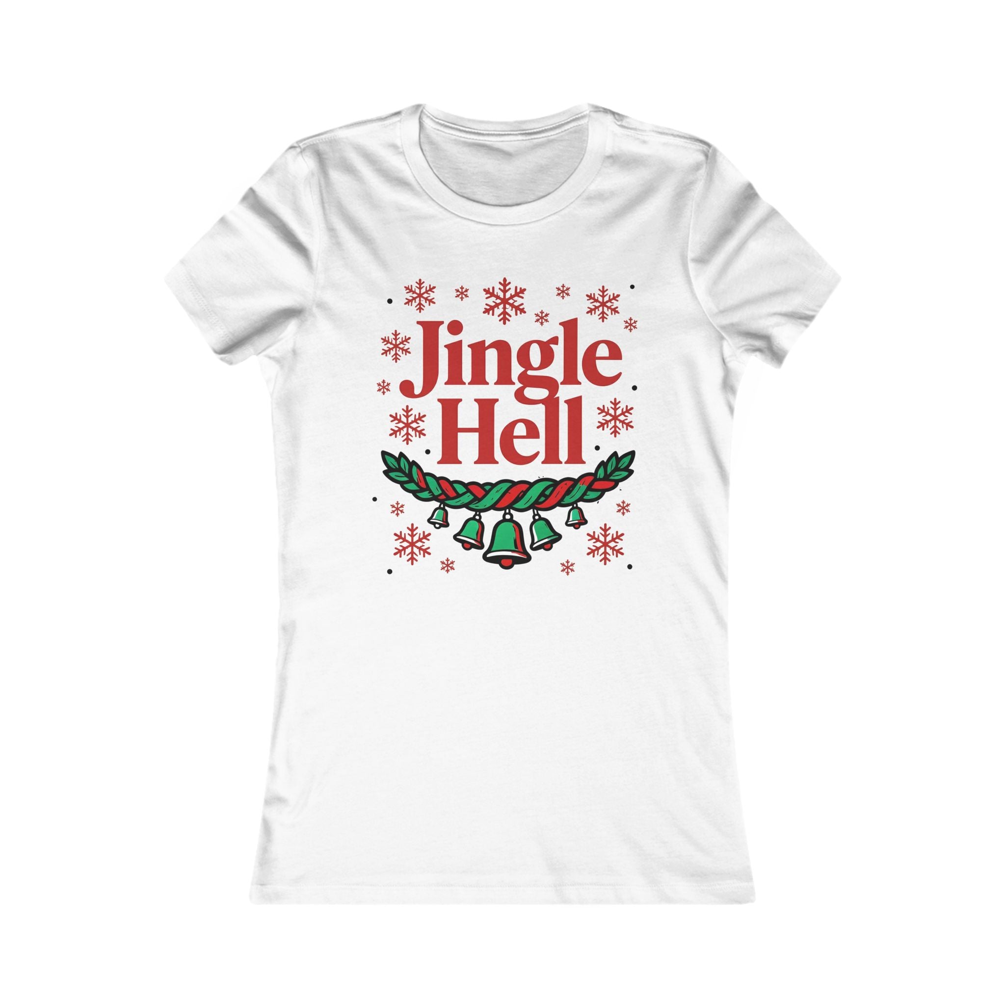 Jingle Hell Christmas Tee for Women