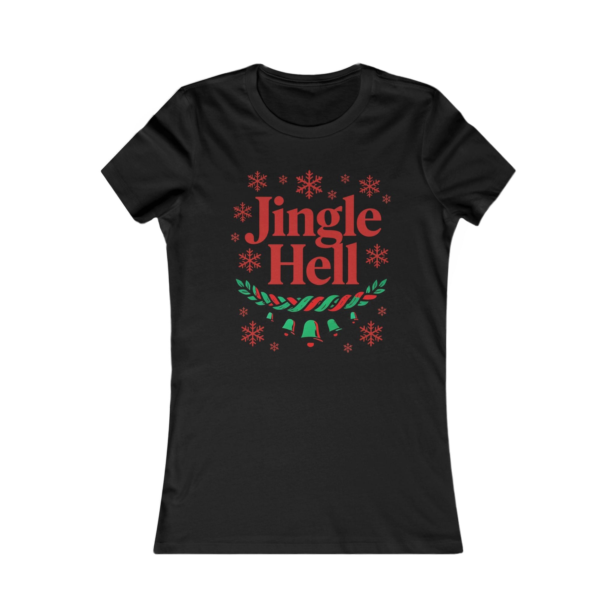 Jingle Hell Christmas Tee for Women